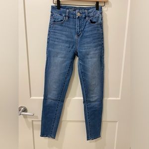 AE curvy high-rise jegging, 0-short